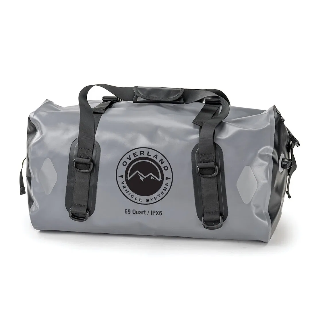 40300021 – OVERLAND VCL Water Carrier, 69 Quart Capacity Gray Premium 1000D Construction With External Pocket/ Carryi...